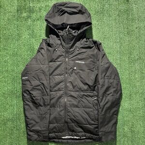 Men's Patagonia Rubicon Jacket Size Small Full Zip Black Insulated